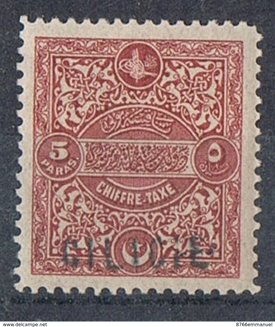 CILICIE TAXE N°5 N* - Unused Stamps