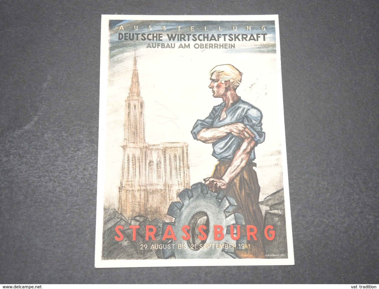 ALLEMAGNE - Carte Postale Patriotique De Strasbourg En 1941 - L 16387 - Lettres & Documents