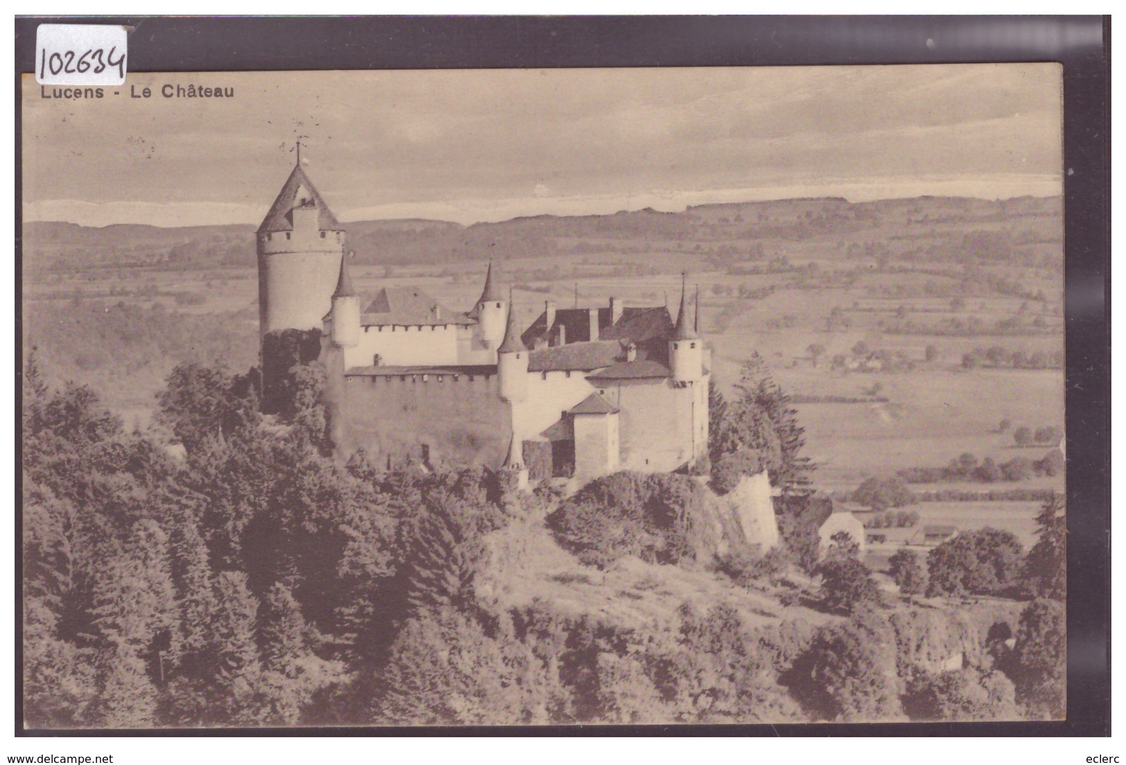 DISTRICT DE MOUDON - LUCENS - LE CHATEAU - TB - Lucens