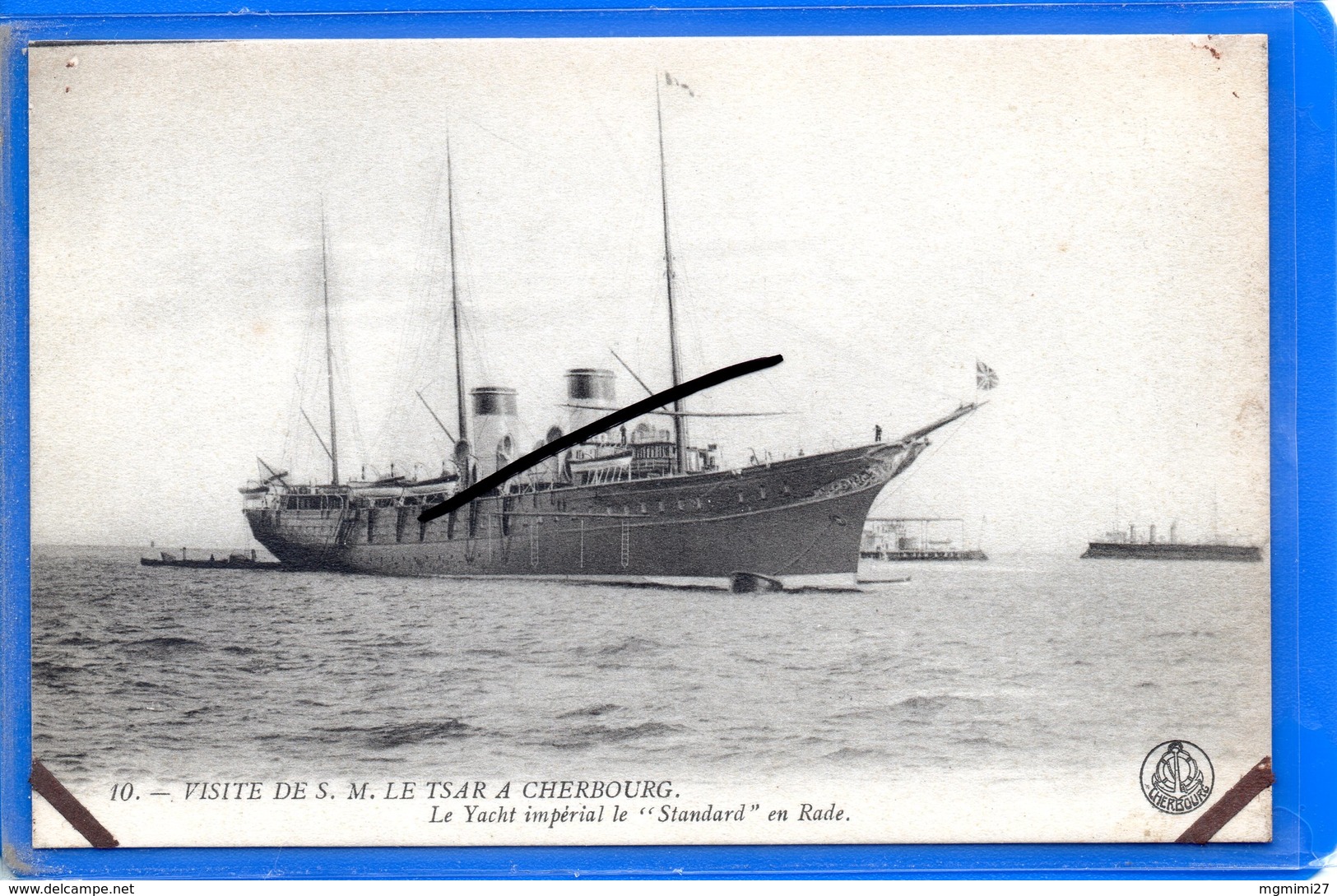 CPA 50 - Visite De S. M. LE TSAR à CHERBOURG - Le Yacht Impérial Le Standard En Rade - Cherbourg