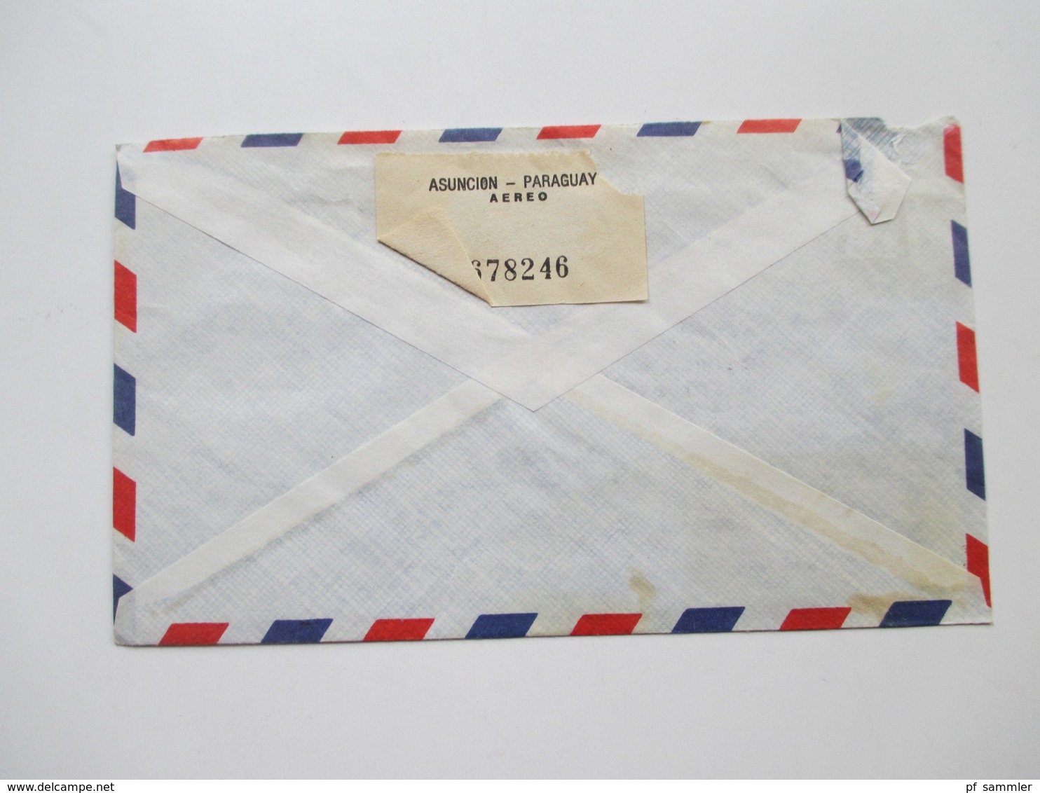Paraguay ca. 1972 - 82 Korrespondenz 25 Luftpost Briefe. einige mit Inhalt! Certificado. Erwin Abraham S.R.L.
