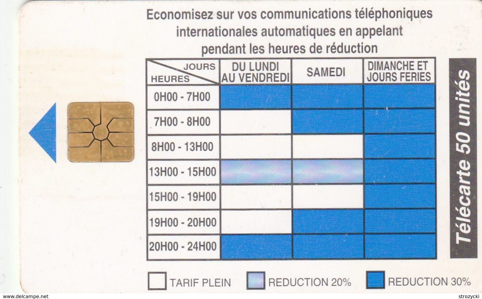 Benin - Telephone Tariffs 2 (09/96) - Bénin