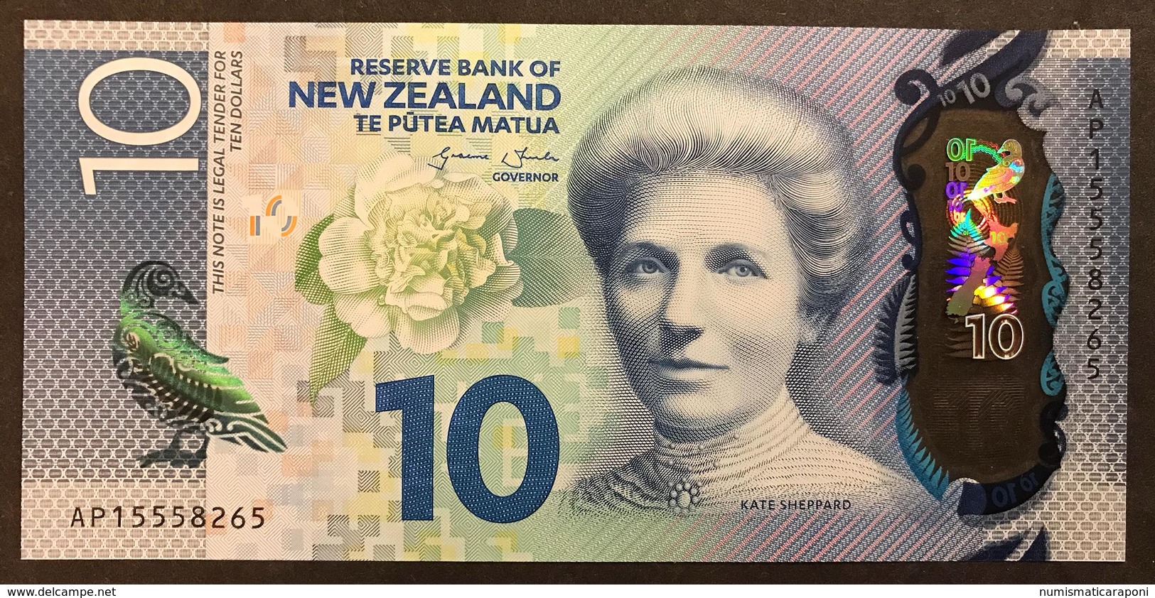 Nuova Zelanda NEW ZEALAND 10 Dollars 2015 Polymer UNC Pick 192 LOTTO 1811 - Nuova Zelanda