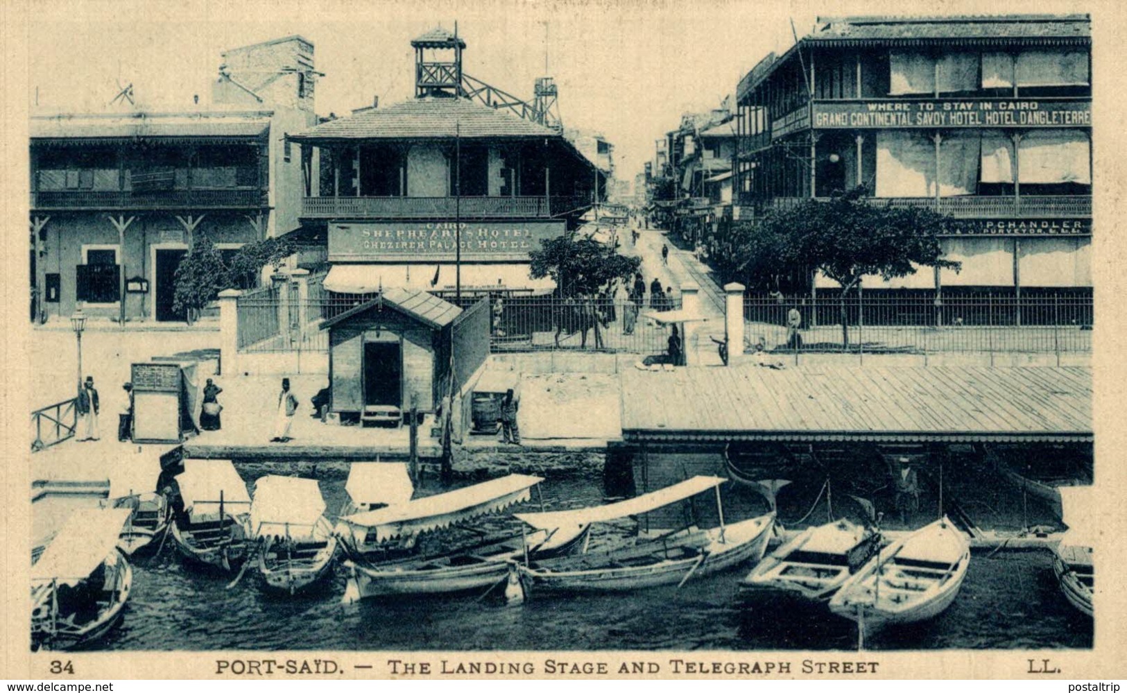 THE LANDING STAGE  PORT SAID, EGYPT  Egypte  Egyptian   EGYPT - Puerto Saíd