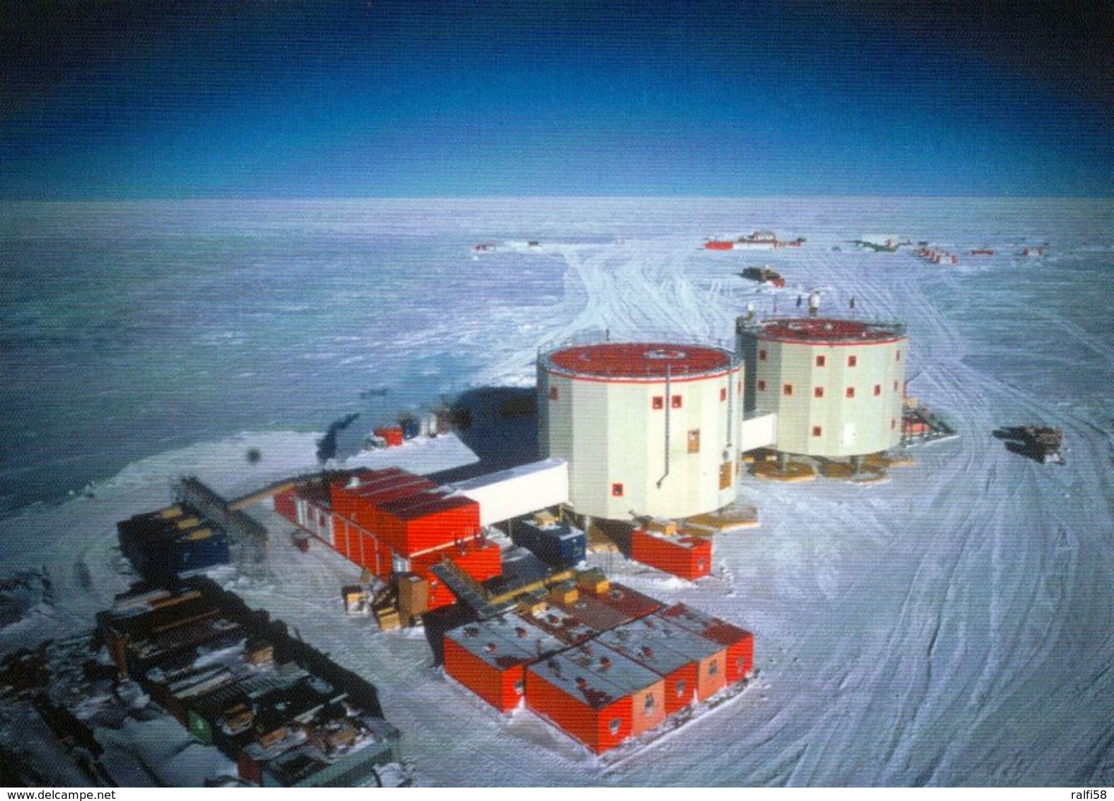 1 AK Antarktis * Station Dome C (Concordia) - Luftbildaufnahme Der Französisch + Italienischen Forschungsstation - Sonstige & Ohne Zuordnung