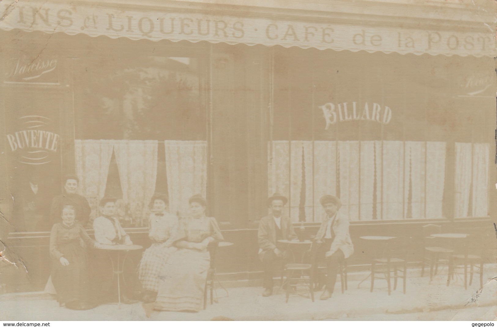 BOULOGNE Sur SEINE - Maison Narcisse ?? - Café De La Poste ( Carte-photo ) - Boulogne Billancourt