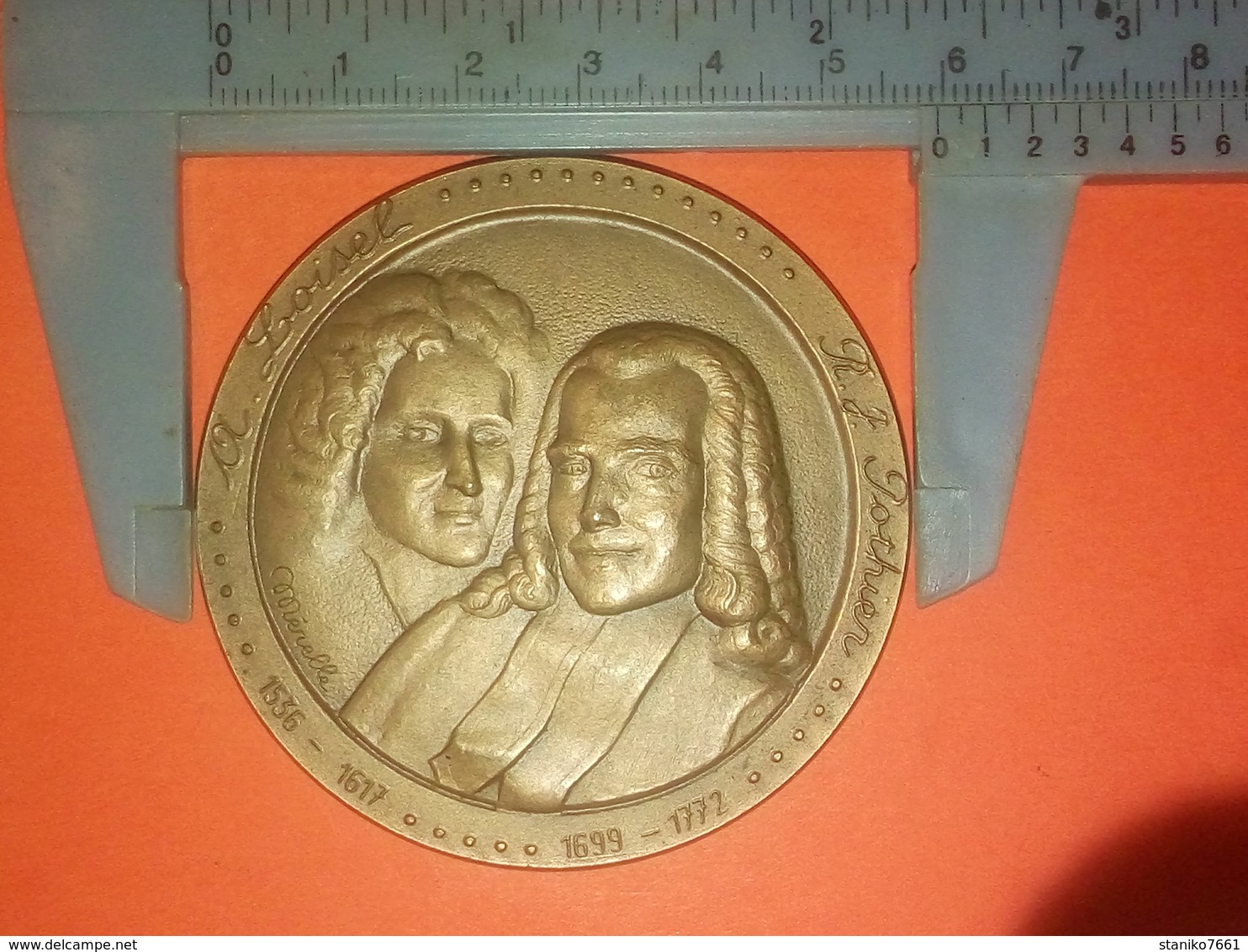 SUPERBE MÉDAILLE BRONZE A LOISEL R.J. GOTHIER GRAVEUR MERELLE 60 Mm 125 Grammes - Sonstige & Ohne Zuordnung