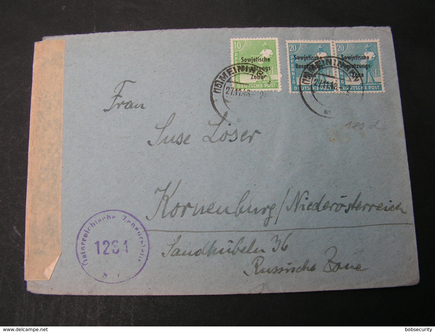 Meiningen  Brief 1948 Nach Österreich - Sonstige & Ohne Zuordnung