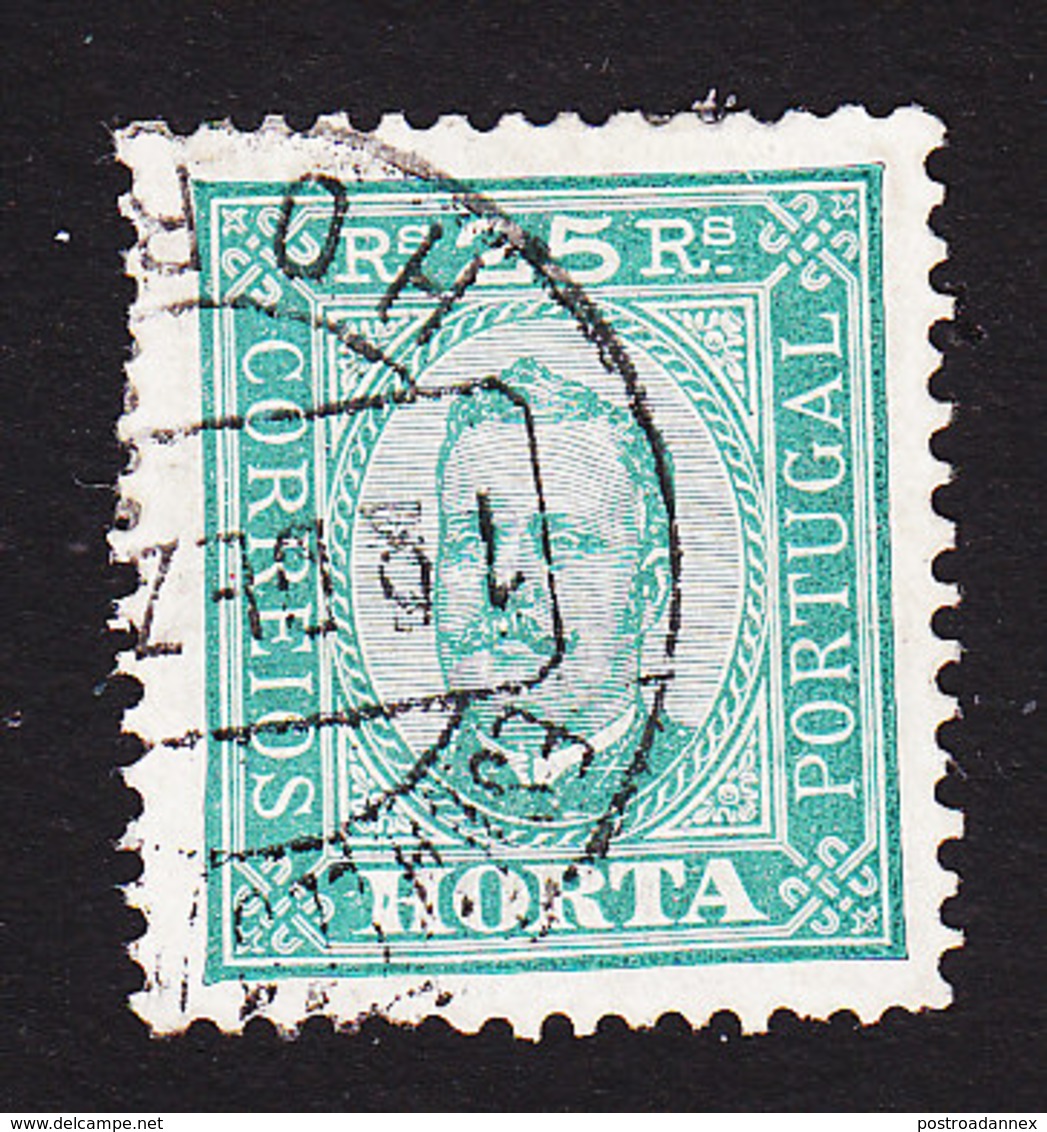 Horta, Scott #5, Used, King Carlos, Issued 1892 - Horta