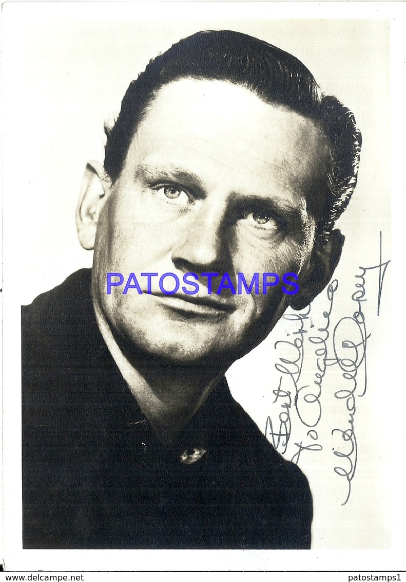 93208 ARTIST WENDELL COREY 1914 - 1968 US ACTOR CINEMA MOVIE AUTOGRAPH PHOTO NO POSTAL POSTCARD - Entertainers