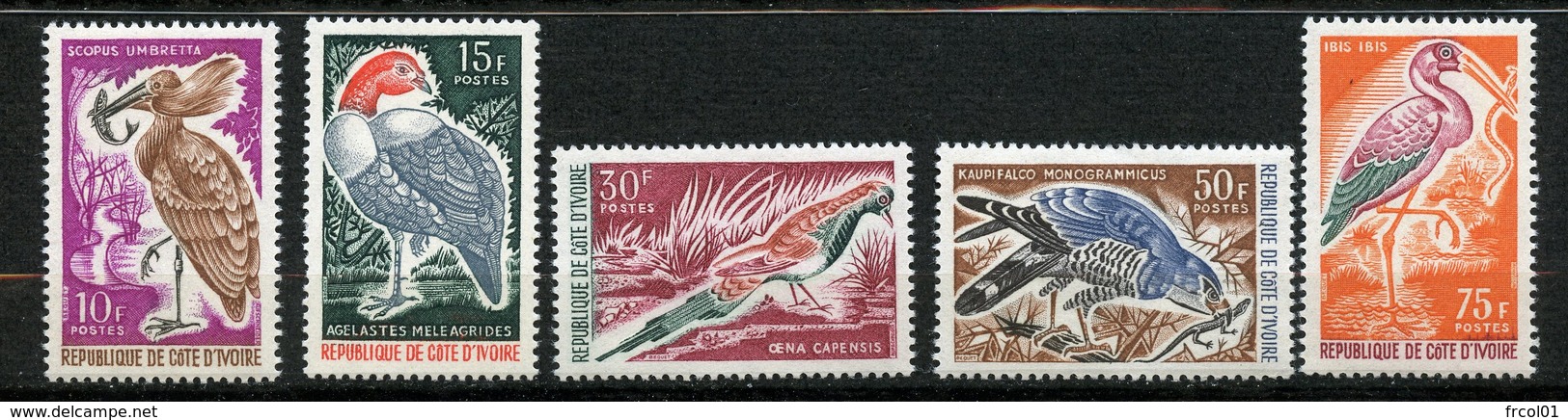 Côte D'ivoire, Yvert  238/242&249/252, Scott 231/239, MNH - Côte D'Ivoire (1960-...)