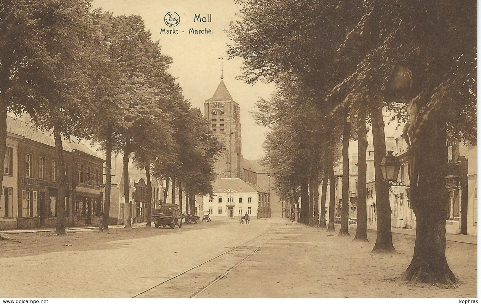 MOLL - MOL : Markt - Marché - Cachet De La Poste 1932 - Mol