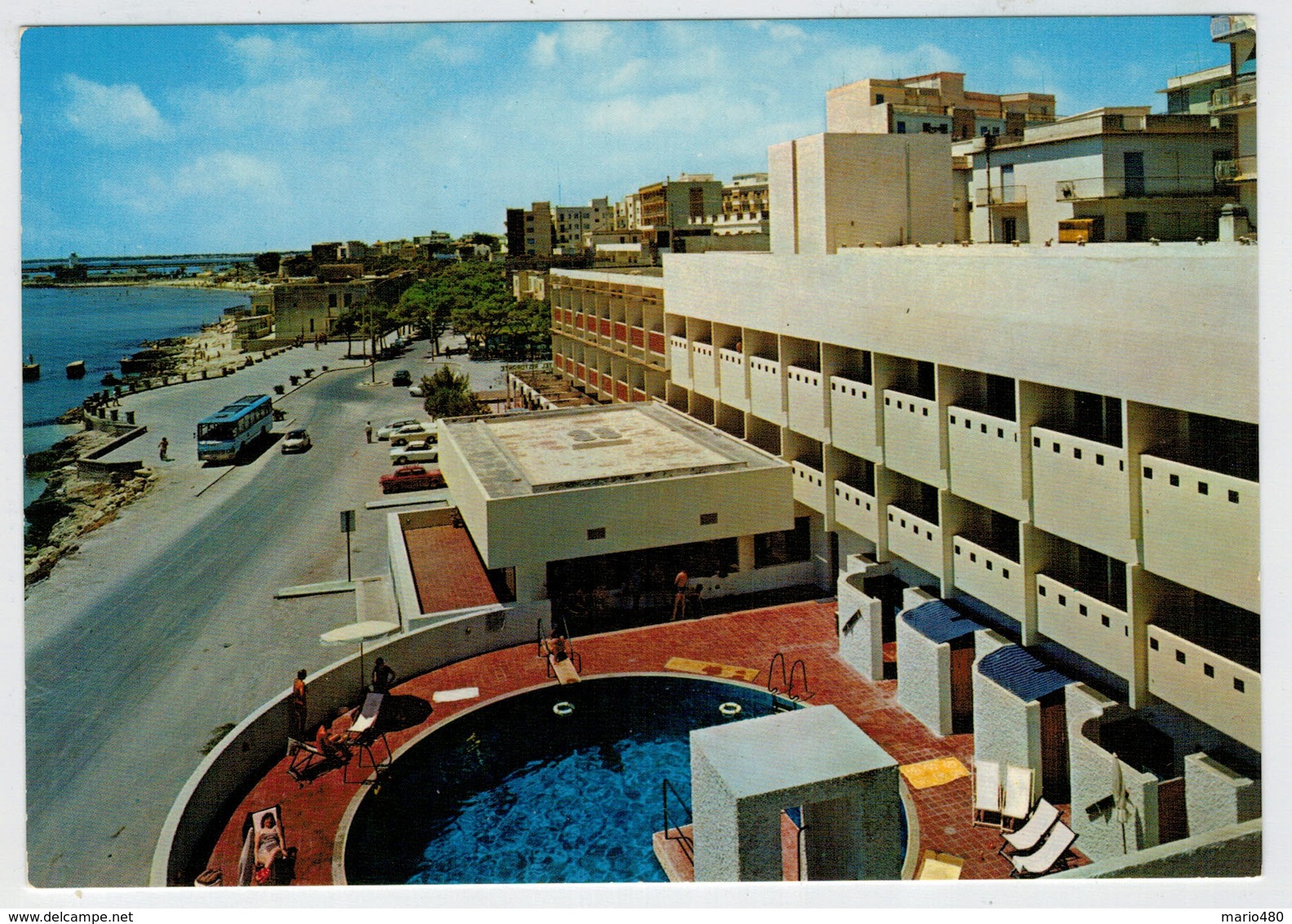 MANFREDONIA  SCORCIO  HOTEL  GARGANO  CON  PISCINA         (NUOVA) - Manfredonia