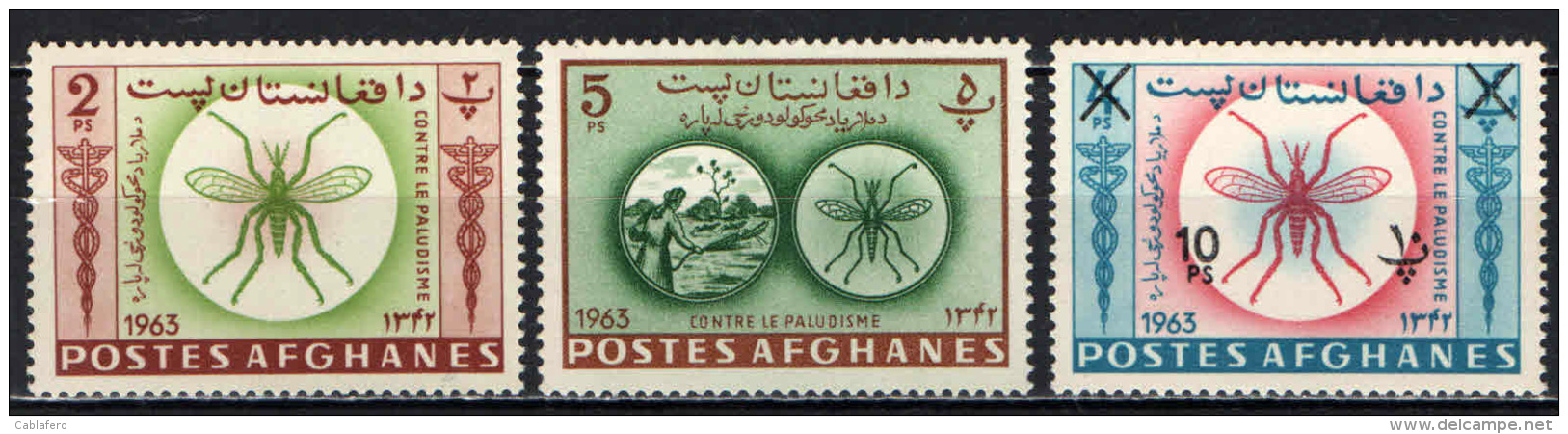 AFGHANISTAN - 1964 - LOTTA CONTRO LA MALARIA - MNH - Afghanistan