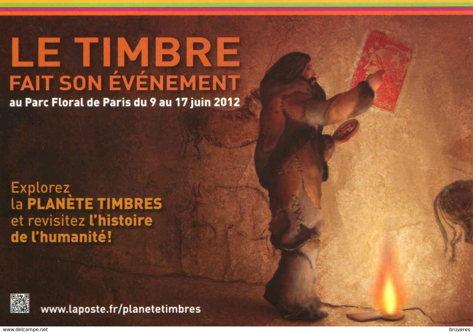 Entier Postal De 2012 Sur CP Avec Timbre Et Illust.  "LE TIMBRE Fait Son Evènement" - Prêts-à-poster: Other (1995-...)