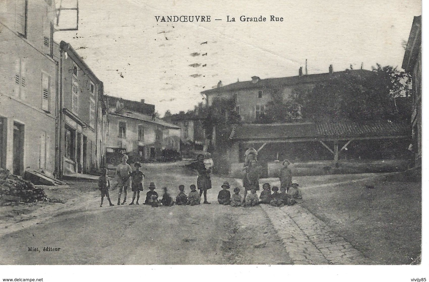 54 - VANDOEUVRE - T.Belle Vue Animée De La Grande Rue - Vandoeuvre Les Nancy