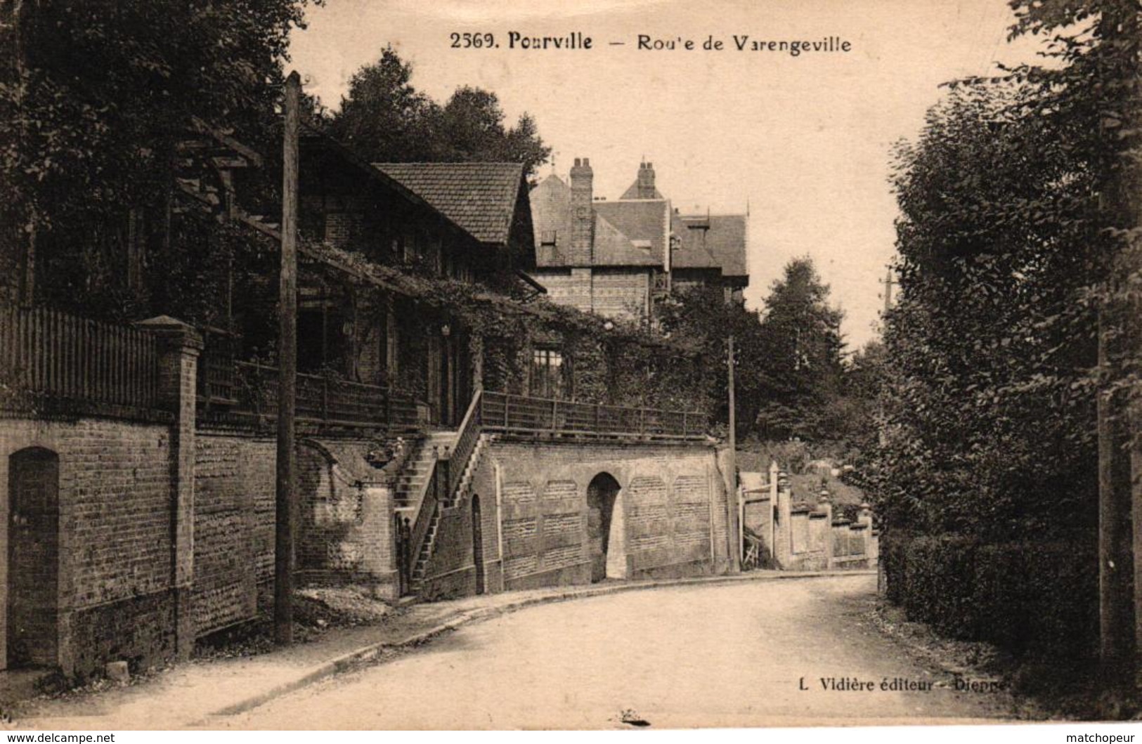 POURVILLE -76- ROUTE DE VARENGEVILLE - Autres & Non Classés