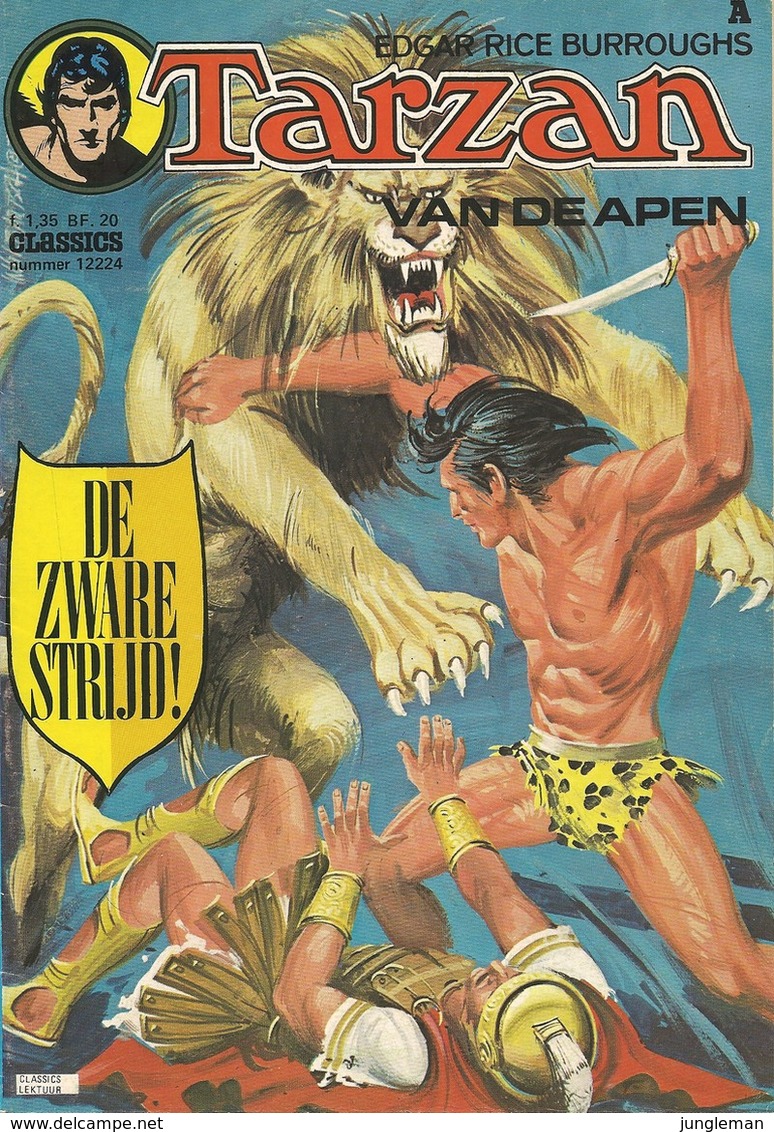 Tarzan Van De Apen N° 12224 + Photo Glenn Morris - (in Het Nederlands) Williams Lektuur - 1976 - Limite Neuf - Autres & Non Classés