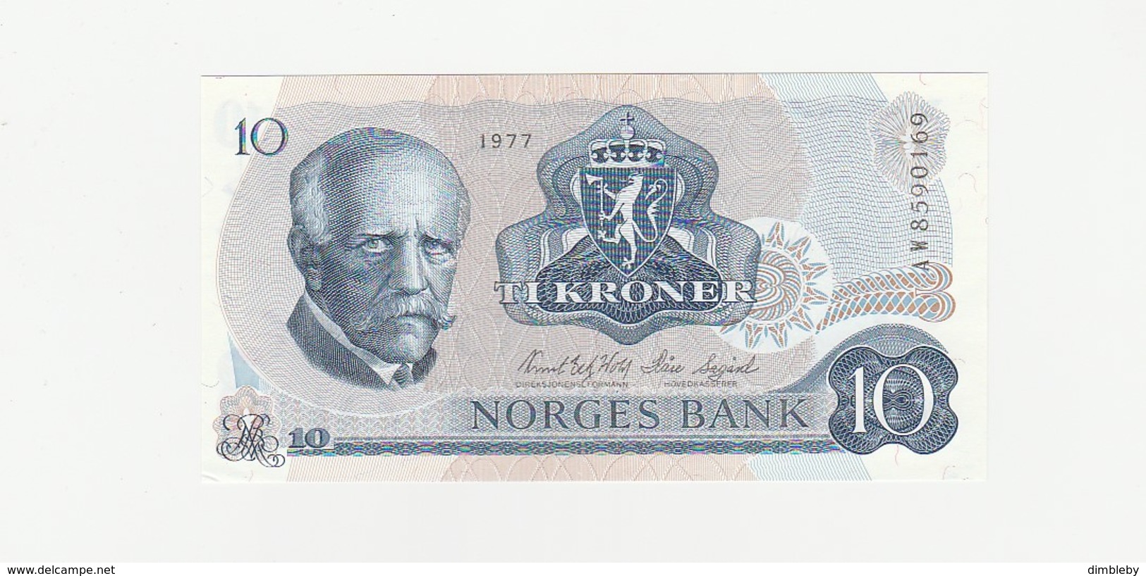 10 Kronen UNZ - Norvège