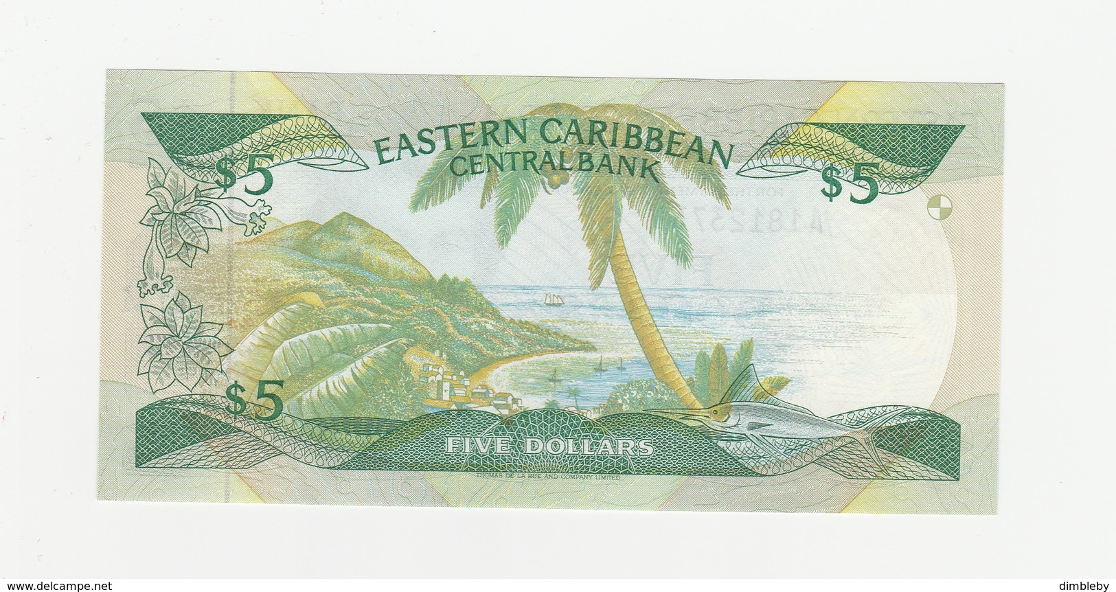 5 Dollars - Montserrat UNZ - Caraibi Orientale