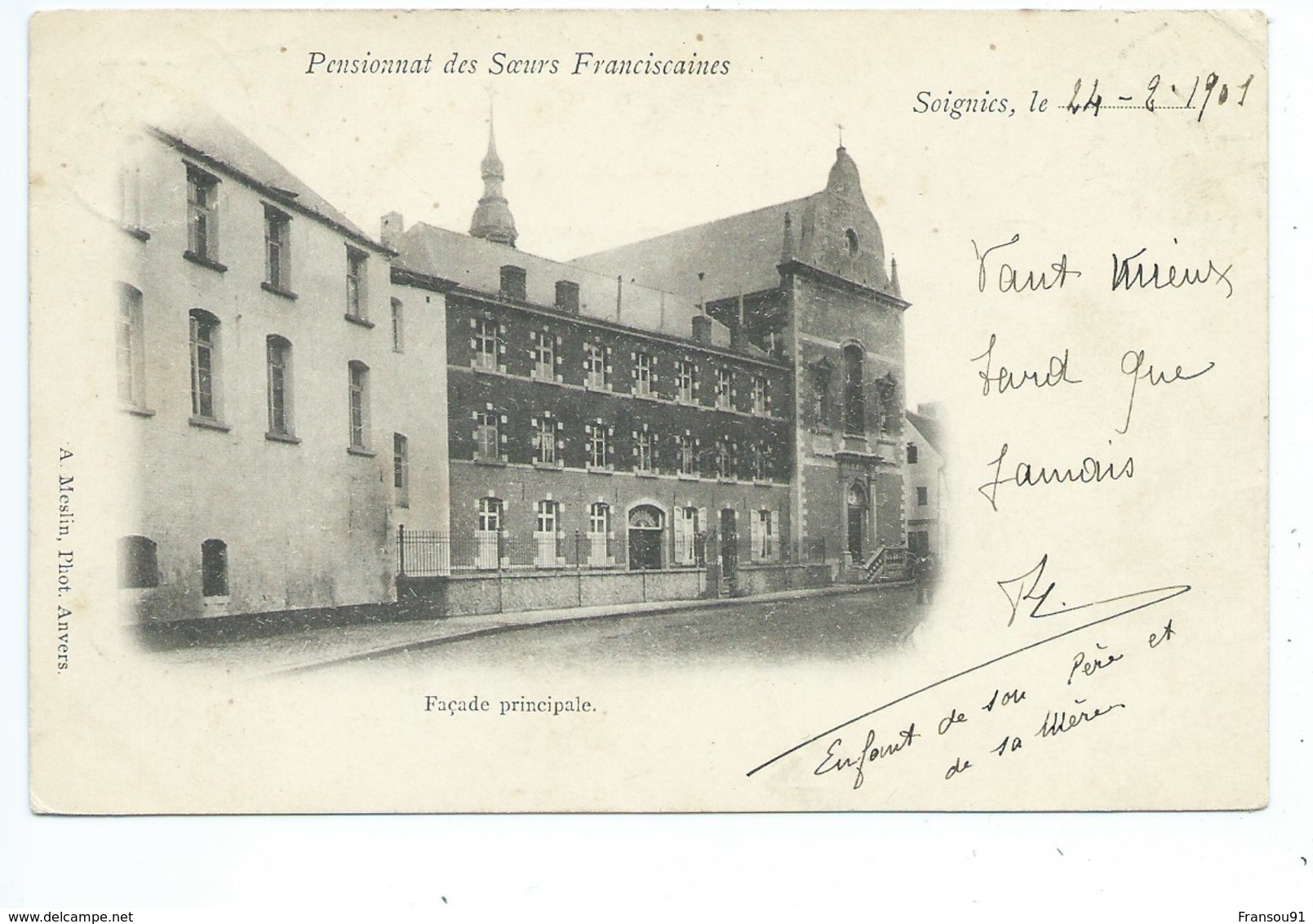 Soignies Pensionnat Des Soeurs - Soignies