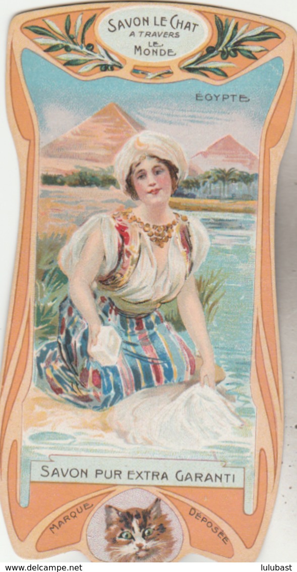 Calendrier Illustré "Egypte" Du Savon Le Chat. (superbe) - Petit Format : 1901-20