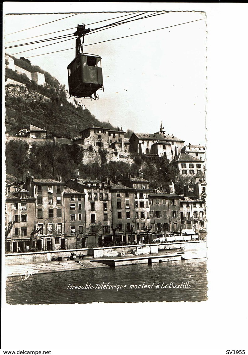 Grenoble Téléférique Montant à La Bastille Cpsm Photo Oddoux Format 10x15 - Grenoble