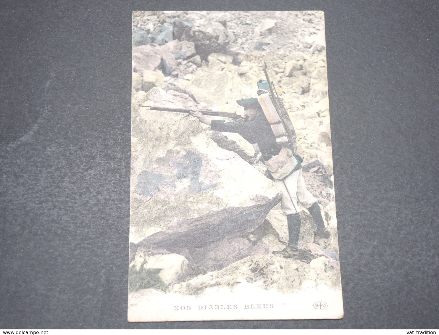 MILITARIA - Carte Postale - Chasseur Alpin En Exercice - Les Diables Bleus - L 16465 - Regimenten