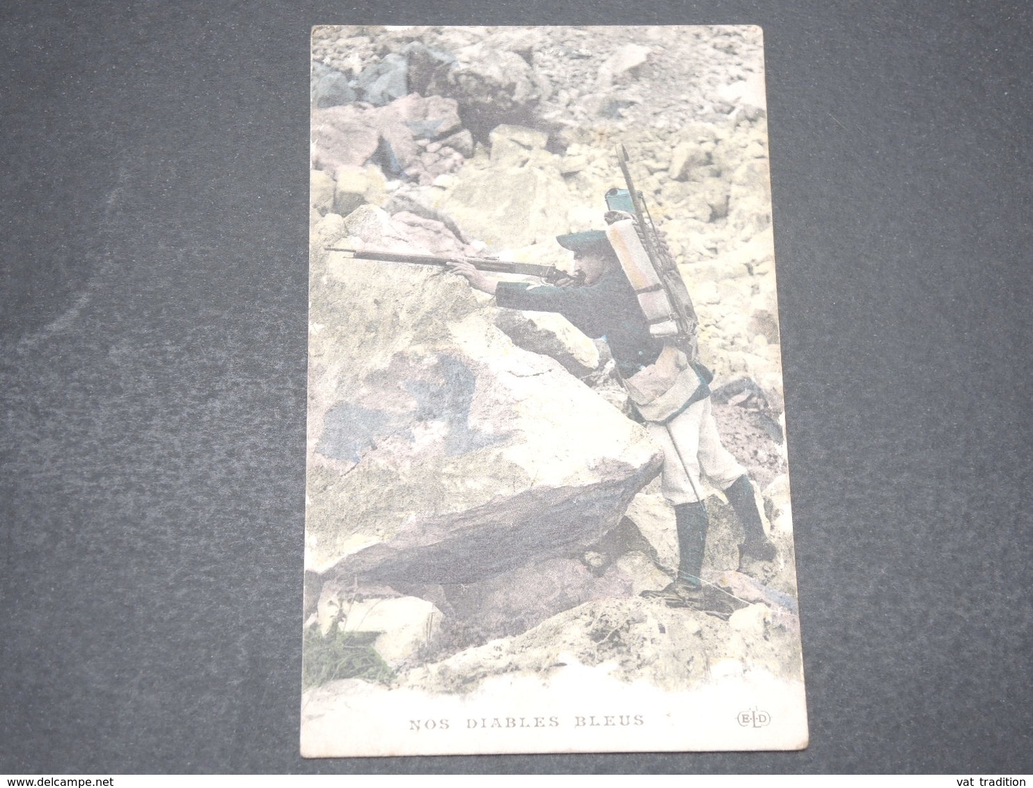 MILITARIA - Carte Postale - Chasseur Alpin En Exercice - Les Diables Bleus - L 16465 - Reggimenti