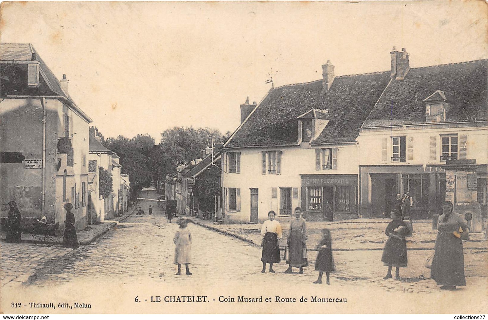 77-LE CHATELET- COIN MUSARD ET ROUTE DE MONTEREAU - Le Chatelet En Brie