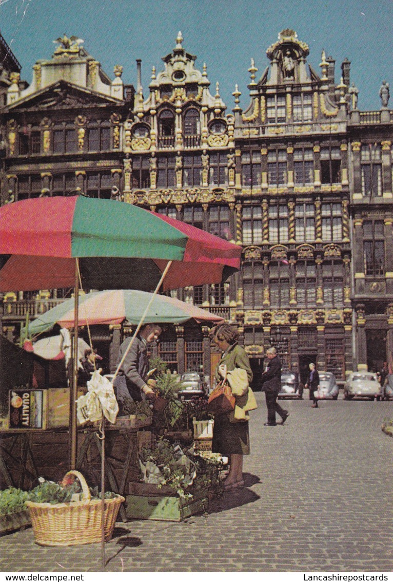 Postcard Brussels Market Place [ Markt ] My Ref  B22568 - Markets
