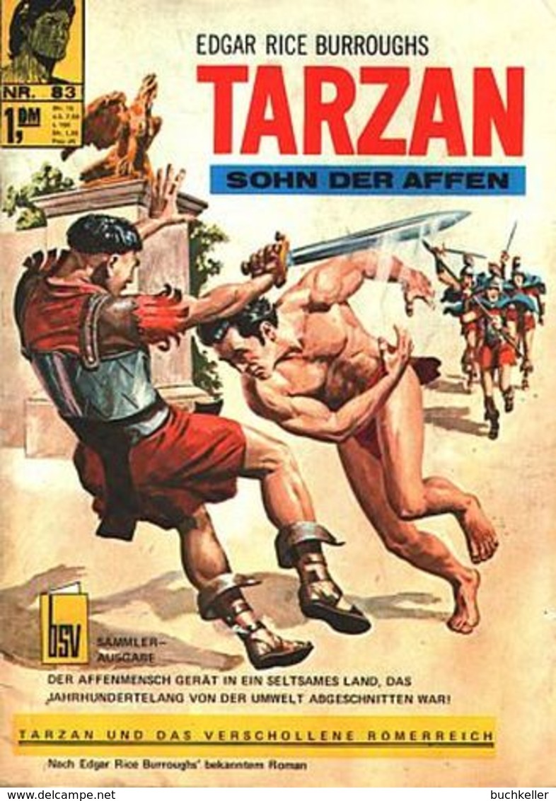 Tarzan 83 Comic-Heft Bsv Bildschriftenverlag 1971 E. R. Burroughs Gold Key - Autres & Non Classés