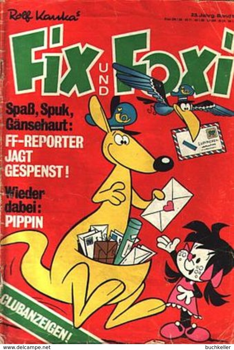 Fix Und Foxi Nr. 10/23. Jahrg. Comic-Heft Rolf Kauka 1975 - Fix Und Foxi