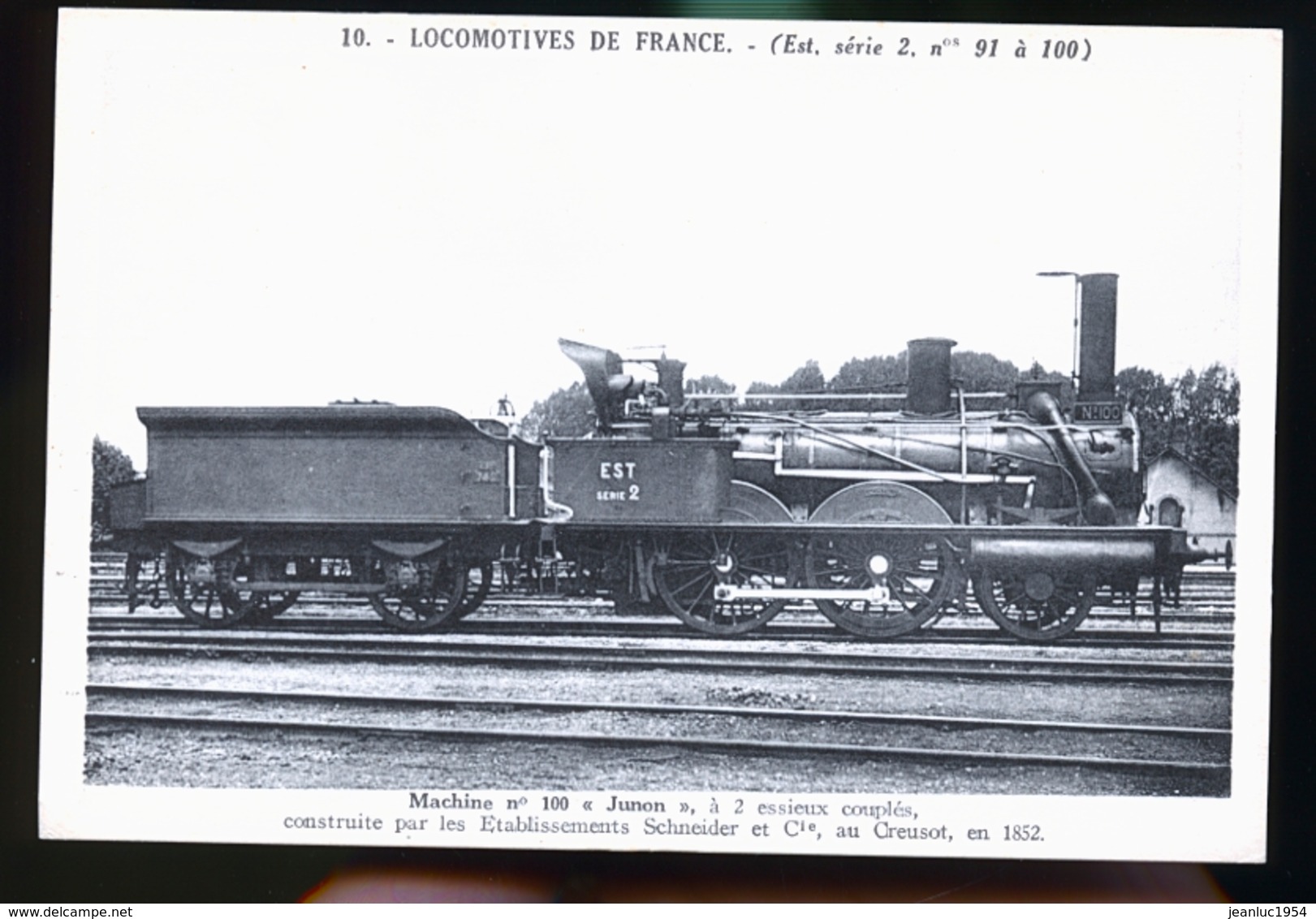 LOCOMOTIVES DE FRANCE - Gares - Avec Trains