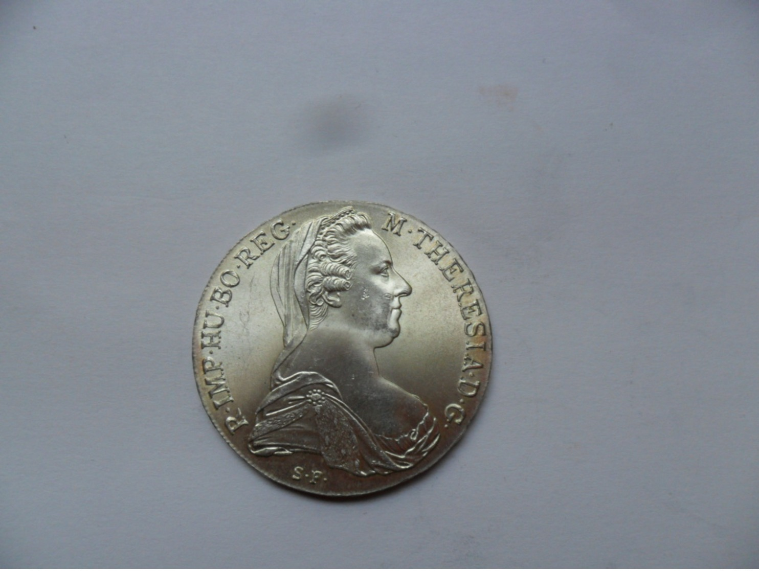 AUSTRIA THALER MARIA TERESA REACUÑACION PLATA  Peso: 28,02 G EBC - Austria