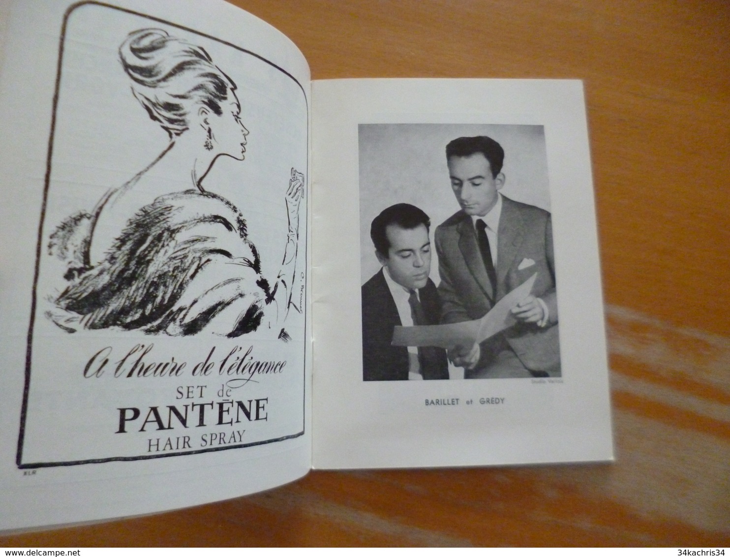 Programme Galas Karenty Saison 1965/1965 Un Dimanche à New York Pub Parfums Photos - Programme