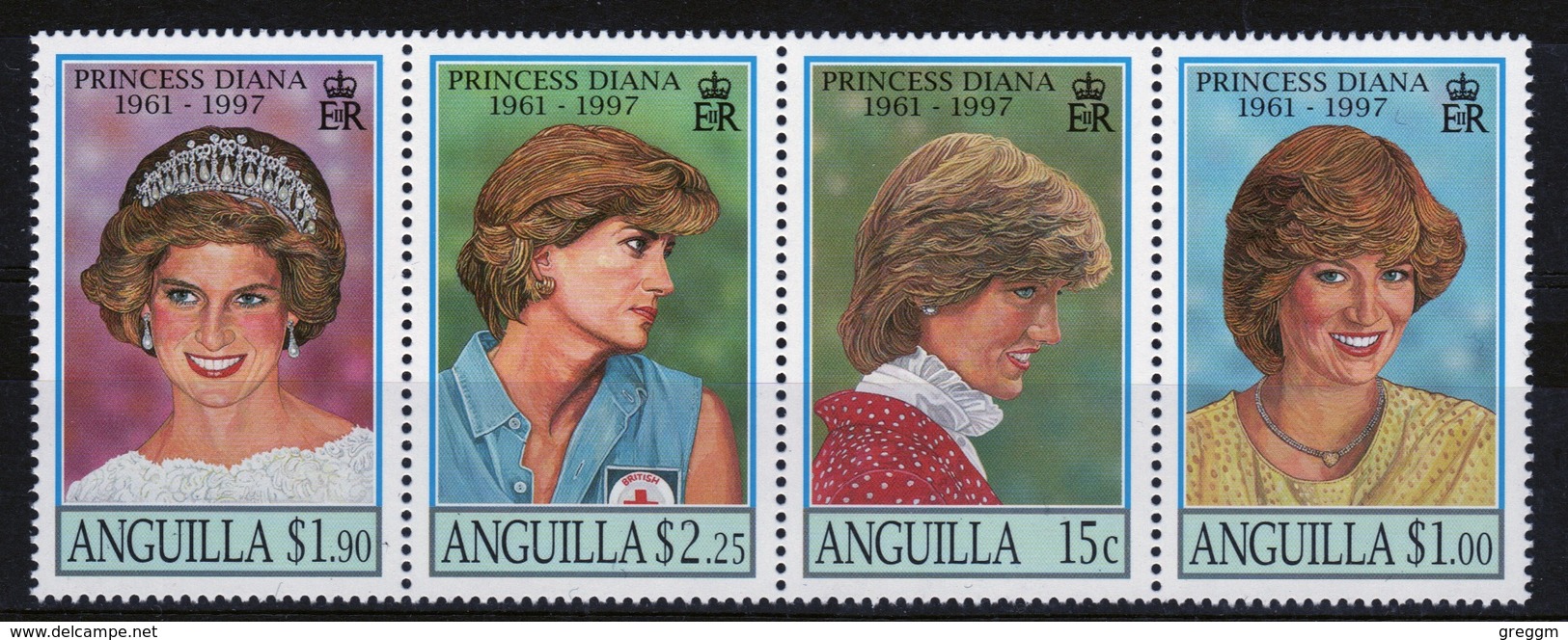 Anguilla Set Of Stamps To Commemorate Diana Princess Of Wales. - Anguilla (1968-...)