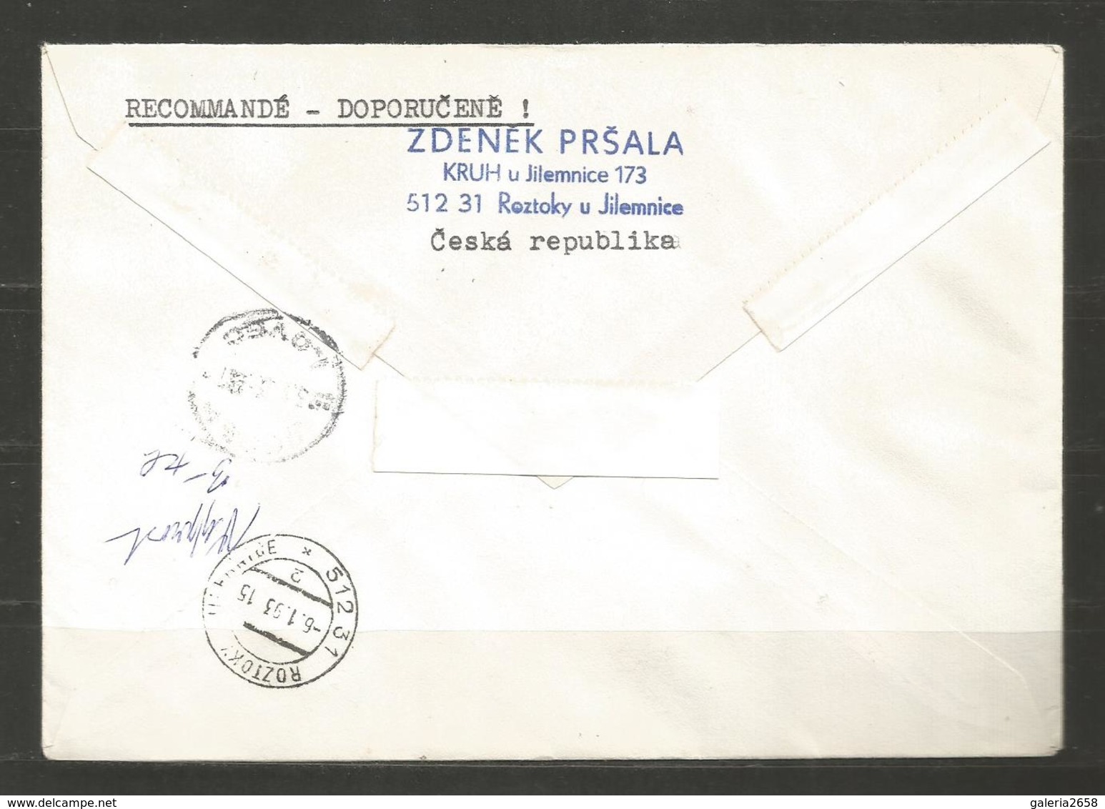 CHECOSLOVAKIA - INTERESTING  COVER Traveled To BULGARIA  - D 1814 - Briefe U. Dokumente