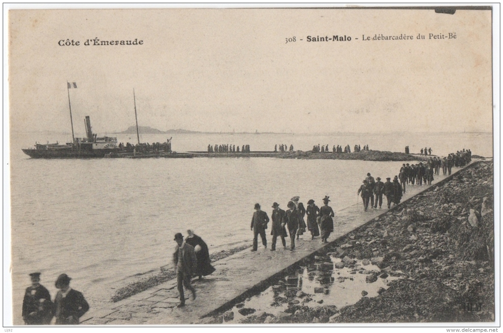 CPA 35 - SAINT MALO (Ille Et Vilaine) - 308. Le Débarcadère Du Petit-Bé - HLM - Saint Malo