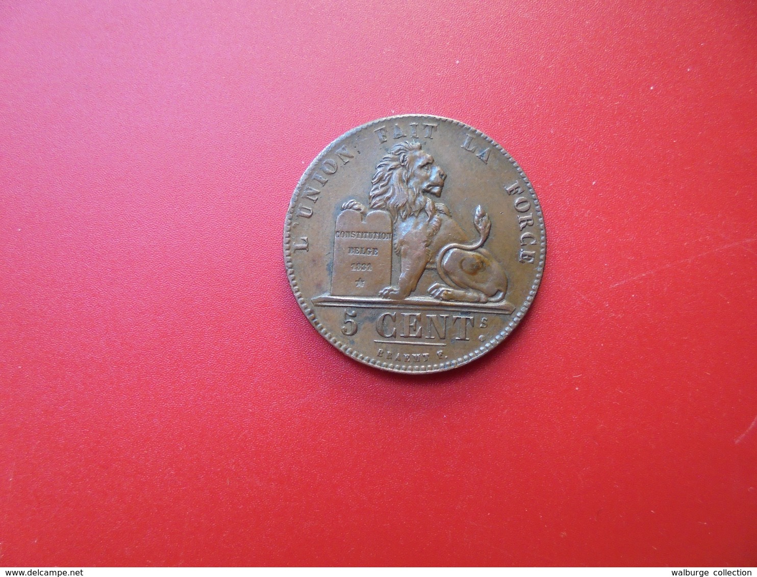 Léopold 1er. 5 Centimes 1852 TRES HAUTE QUALITE !!! - 5 Cents