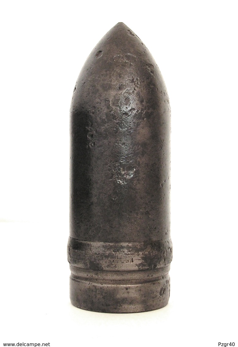 Inert German 37mm Panzergranate Obus Antichar Pak Kwk FES - Armes Neutralisées