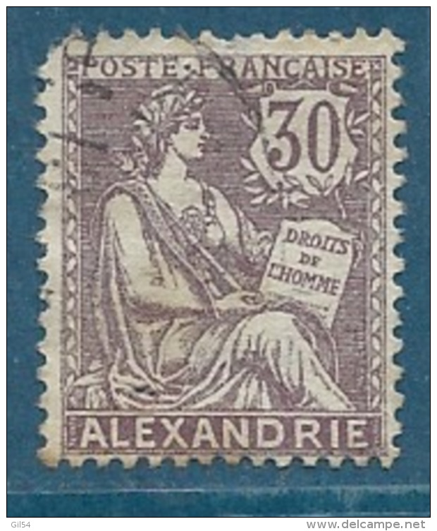 Alexandrie    - Yvert N°   28 Oblitéré ( Dent Courte Ds Un Angle )  - Bce 11716 - Oblitérés