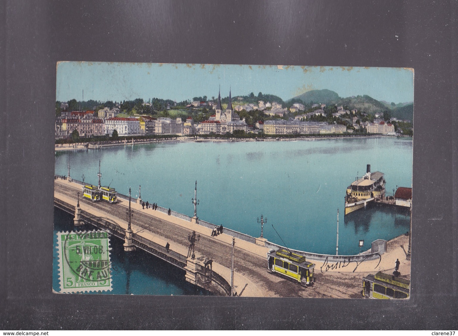 SUISSE, LUCERNE , Seebrucke U.quai - Lucerne