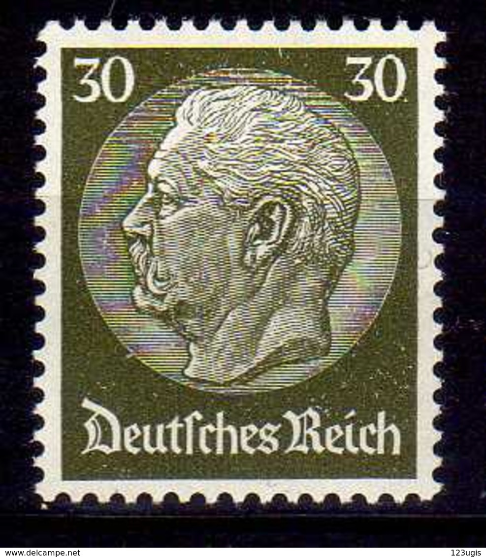 Deutsches Reich, 1933, Mi 490 *, Hindenburg [040518XXII] - Unused Stamps