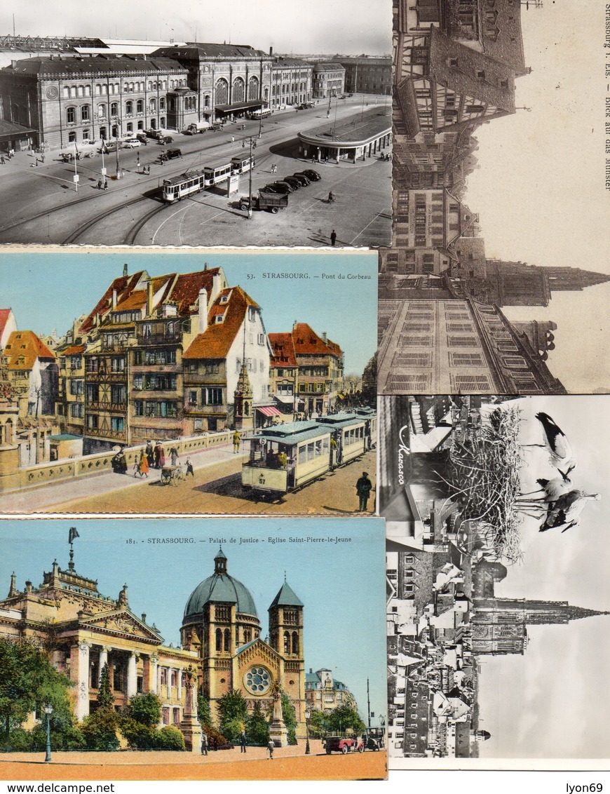 LOT DE  200  CPA DE STRASBOURG   BAS RGIN 67 - 100 - 499 Postcards