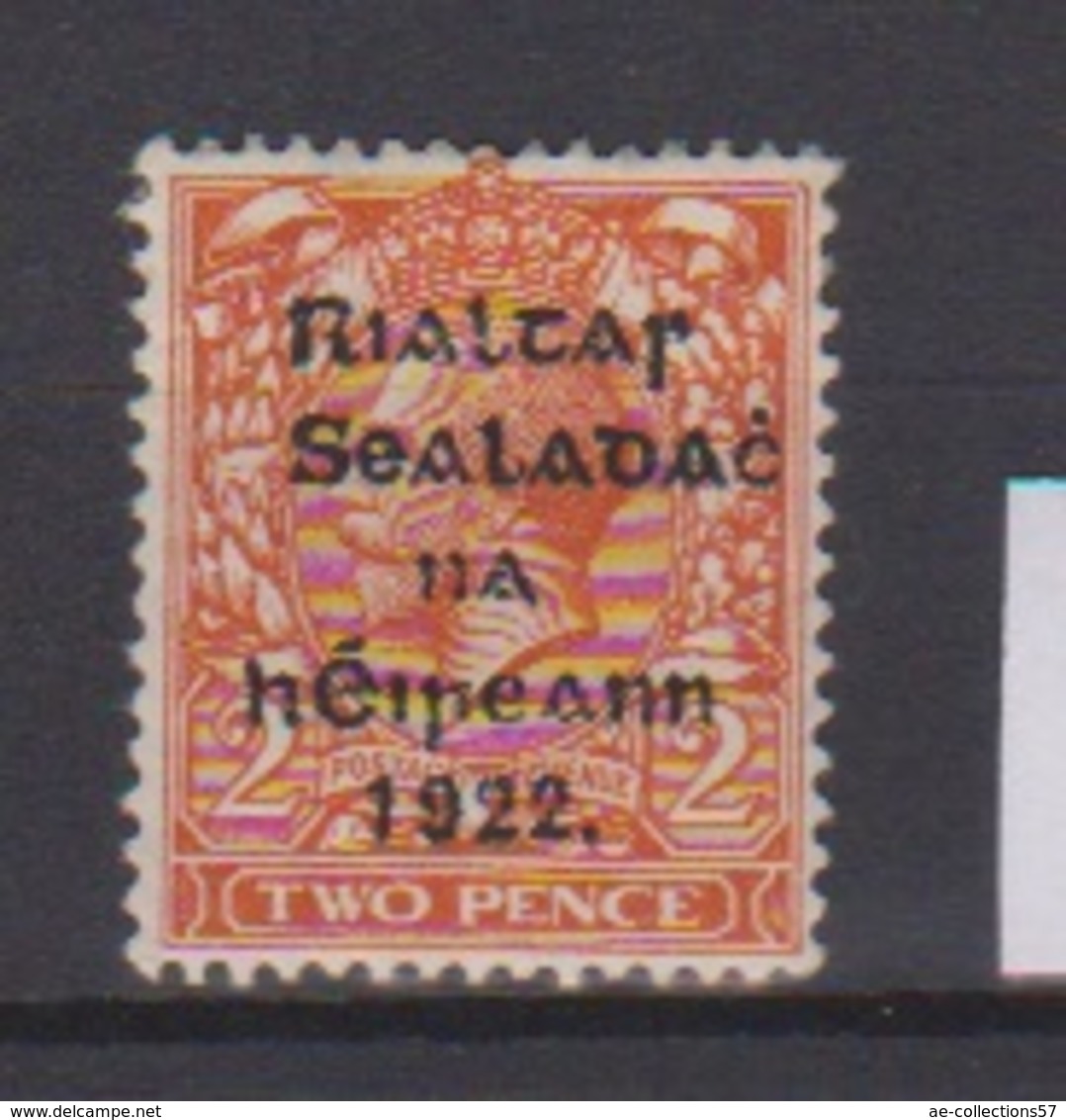 Irlande / N 4  / 2 P Orange / NEUF Avec Trace De Charnière - Unused Stamps