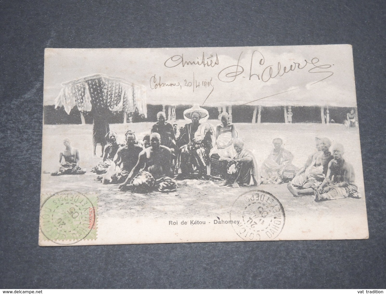 DAHOMEY - Carte Postale - Le Roi De Kétou  - Carte Voyagé En 1905 - L 16543 - Dahomey