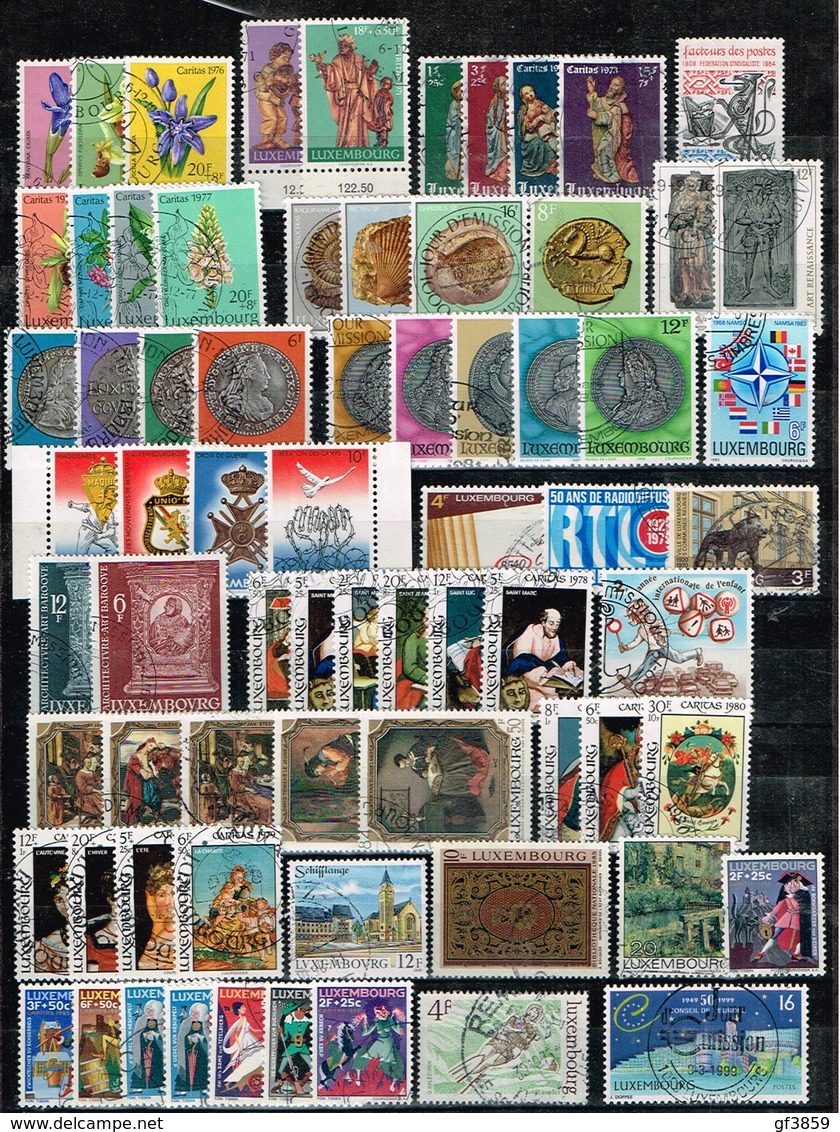 LUXEMBOURG - Petite Collection De Timbres Modernes Avec Oblitérations 1er Jour(FDC) - Collections