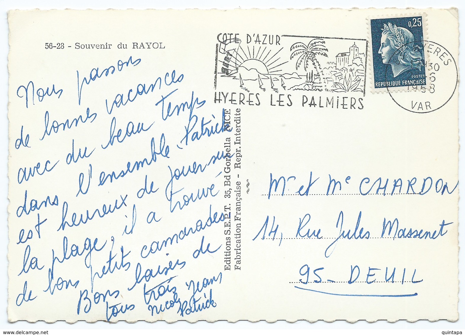 83 - Souvenir Du Rayol - Multi Vues - Rayol-Canadel-sur-Mer