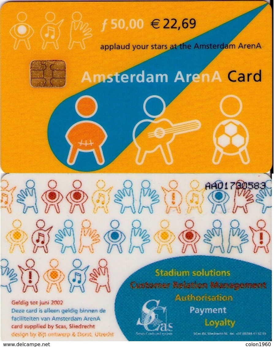 AMSTERDAM ARENA CARD DE HOLANDA (CHIP). (187) - Otros & Sin Clasificación